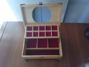 jewelry box, open